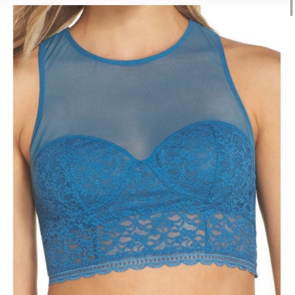 SOLD New Free People Jewel Stay With Me Lace Bralette